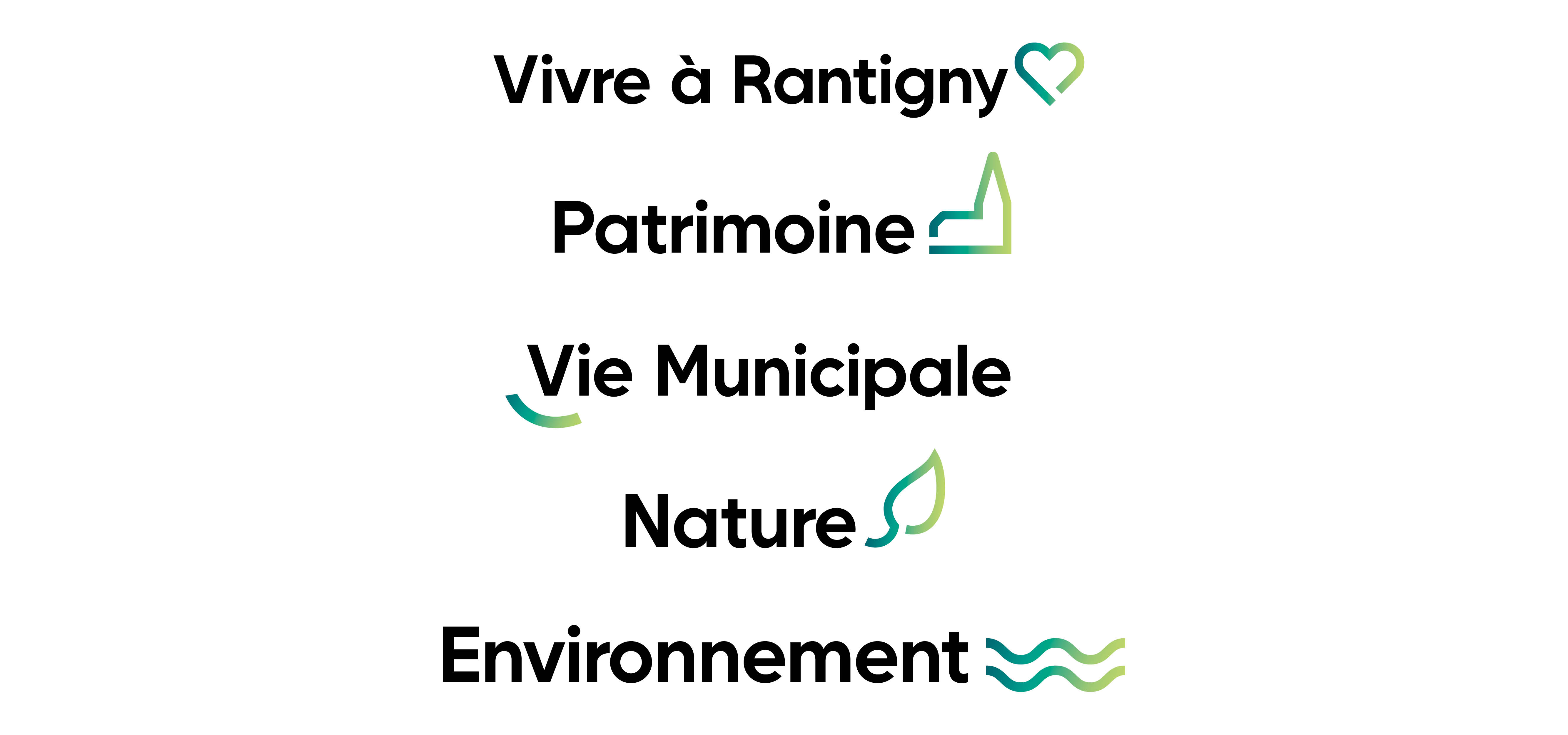Nouveau logo pour la ville de Rantigny